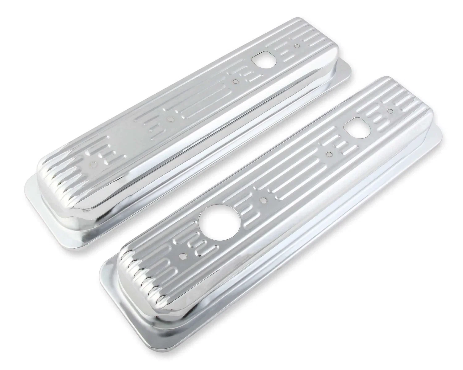 Mr. Gasket Chrome Valve Covers Caps - 9847